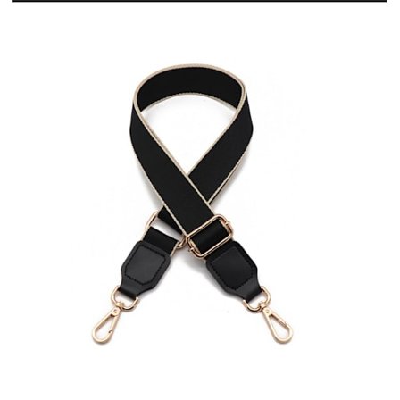 1:a justerbar väskrem svart, bred axelrem, handväska_yu