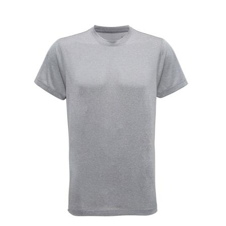 Tri Dri Herr Kortärmad Lättvikts Fitness T-Shirt M Silver Silver Melange M