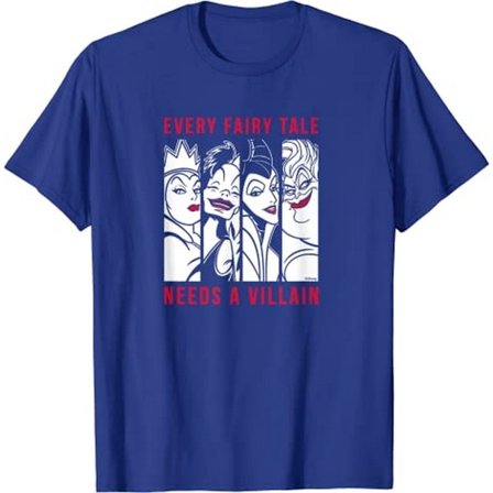 Disney Herr Every Fairy Tale Needs A Villain Bomull T-shirt XL