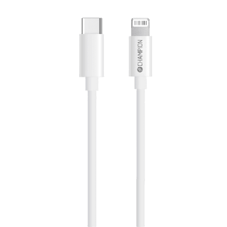 Champion Nordic Usb-c Till Lightning Kabel 1m Övriga tillbehör Vit 1 meter