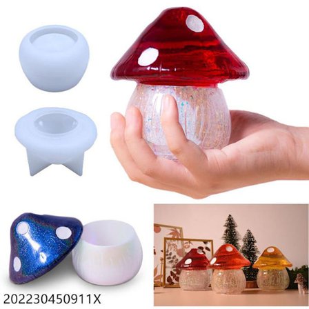 2 stk Epoxy Resin Silikonform, Epoxy Resin Silikonform, Stora