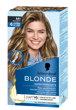 Schwarzkopf Blonde M1 Super Slingor Hårfärg Unisex 102 ml
