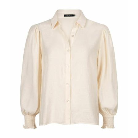 Ydence Sloane Blouse Cream , Beige , Dames , Maat: XL