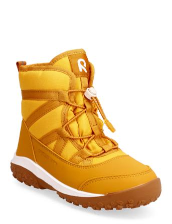 Kids' Winter Boots Myrsky Nauhalliset Talvikengät Keltainen Reima