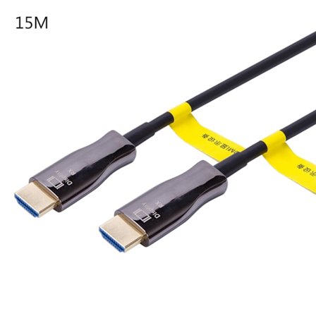 Hållbar optisk fiber HDMI-kompatibel kabelsladd 2.0 4K 60Hz hane till hane tråd för TV-projektor dator
