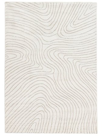 Chaima Alfombra - Blanco Crema/Beige 200X300 De Estilo Rústico