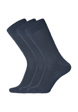 Dovre 3-pack Strumpor | Ull Marin Herr Blå 48/50