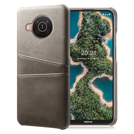 Nokia X10 / Nokia X20 skal med korthållare - Silver/Grå