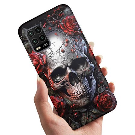 Xiaomi Mi 10 Lite - Skal/Mobilskal Skull Roses
