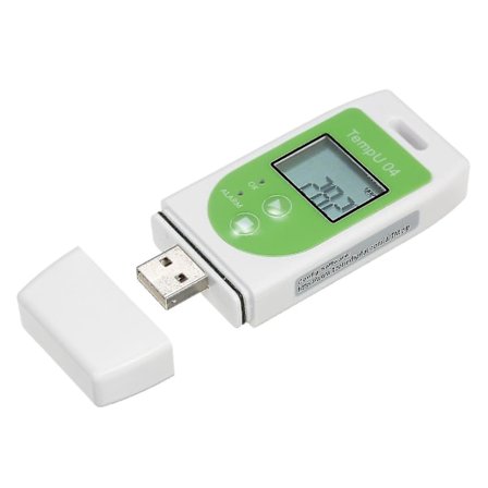32 000 tietueen dataloggeri USB-lämpötilan tallennin uudelleenkäytettävä lämpötilarekisteri monikäyttöinen
