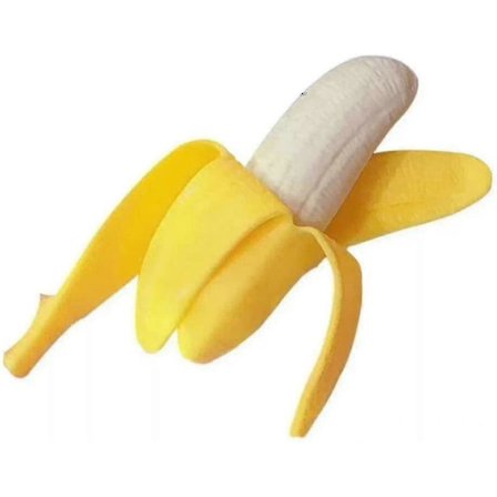 Stressreducerande leksaker, skalade bananer