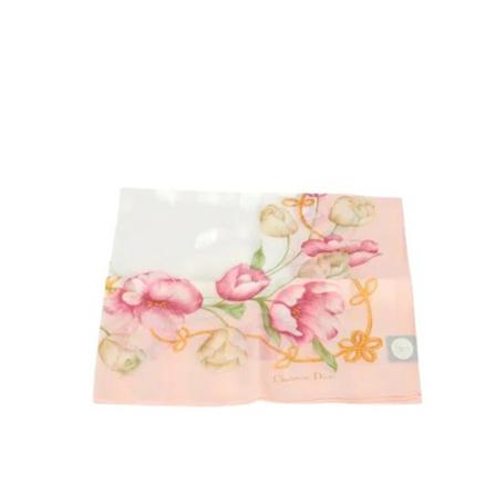 Dior Vintage Pre-owned Fabric scarves Pink, Dame Vintage Accessories, Størrelse: ONE Size