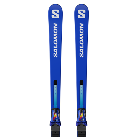 Salomon - Alpine skis package T S/race Fis Gsjr173+iconrs12 - Race Blue / White