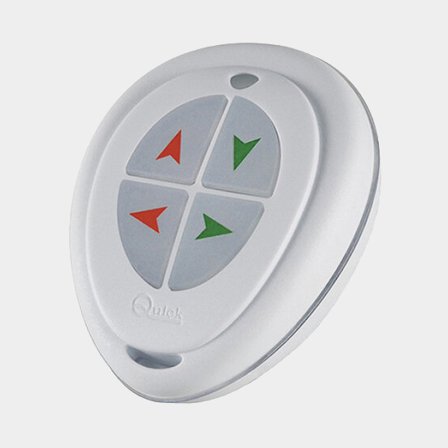 Radiokontrol (sender) Quick, 4 kanaler, lommeformat, 869 Mhz