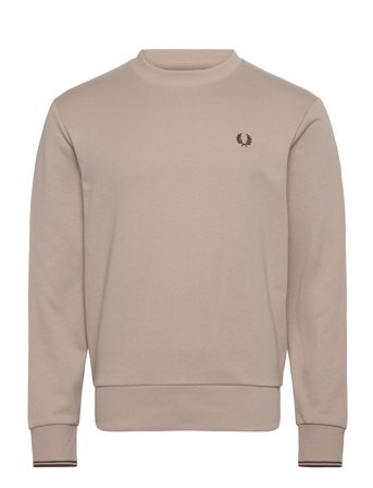 Fred Perry Crew Neck Sweatshirt - Beige - S