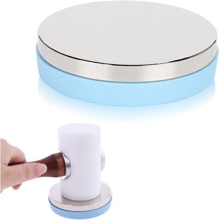 1 flad ambolt smykkeværktøj metal sokkel, stål gummipude base