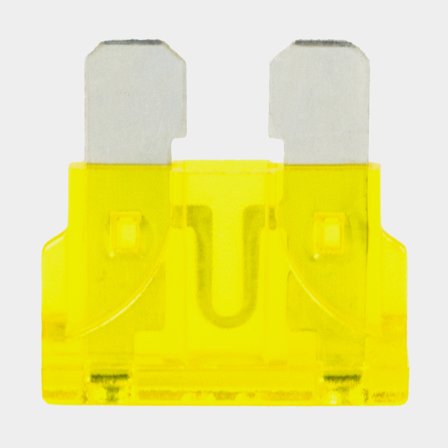 Fusibili a lamella Skyllermarks, 32 V, 20 A, giallo, 2-pack