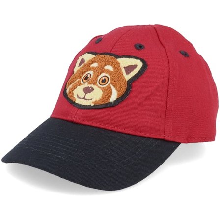 Kiddo Cap - Rouge adjustable Casquette - Kids Red Panda Chenille Patch Red/Black Adjustable @ Hatstore