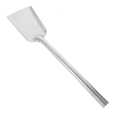 Kullskuffe Metall Håndspade med Langt Håndtak Ovn Askspade Peis Trowel for BBQ Pizzaovn Bålpanne Hjem Camping Kjøkken