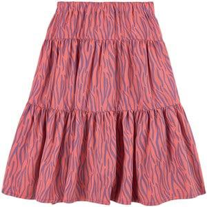 Piupiuchick Pink Animal Print Skirt - Skirts - 10 years - Pink