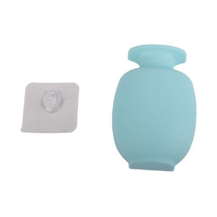 Väggmonterad Vas Sugpropp Vägg Hängande Vas Starkt Självhäftande Hållbar Silikonblomvas för Badrum Kylskåpsdörr