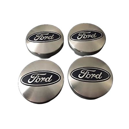 Sølv Ford Hjulkapsel Center Caps Hub Badges 54mm 4 stk Til C-max Galaxy Focus Mondeo Transit Ka Fiesta Kuga B-max