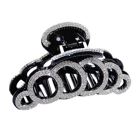 Suuret Rhinestone-hiusleuat, Kristallileukahiukset Hiustenklipsu Paksulle Hiukselle, Muodikkaat Hiussoljet Barrette-Asusteet Naisille