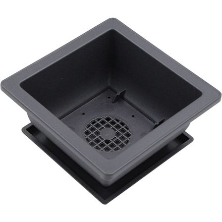 Svart - Bonsai-treningsplanter - Sett med 6 firkantede sukkulentplanter