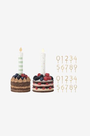 Bloomingville - Hooray Födelsedagsdekoration - Röd - Prydnadssaker - Från Homeroom