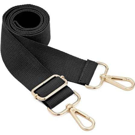Store Black Friday-tilbud! Bred skulderreim erstatning justerbart belte lerretveske crossbody håndveske