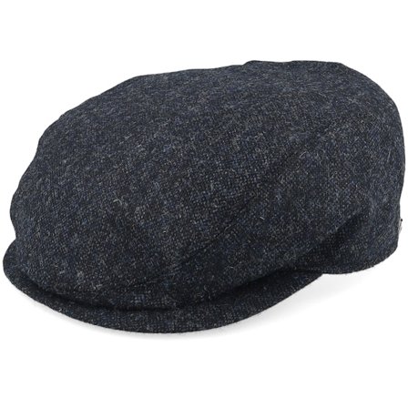 Wigéns - Azul flatcap Gorra - Ivy Slim Cap Navy Melange Flat Cap @ Hatstore