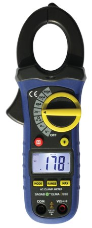 Sagab 932 Tangamperemeter, Måleinstrumenter