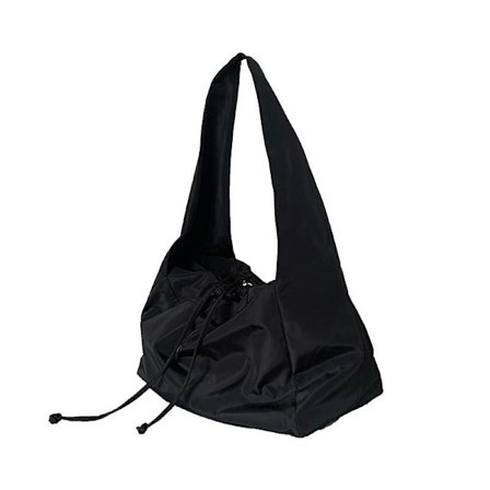 Dame Bag Ny Nylon Bucket Fashion Solid Glidelås Skulder Bag Vesker og Håndvesker Luksus Designer Svart Tote Bag