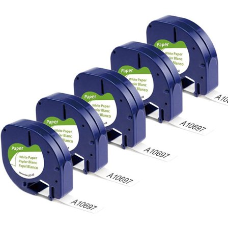 Dymo Letratag Ersättningstejp Refill 10697 Självhäftande Etikett Rullar