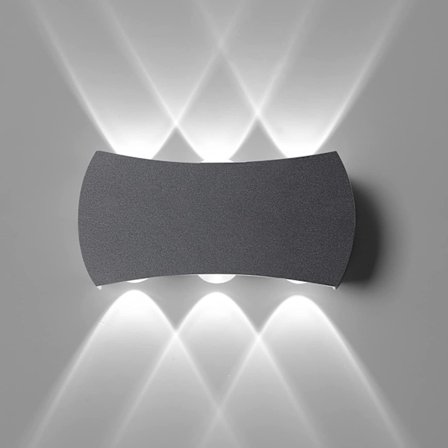 6W LED indendørs væglampe, udendørs væglampe IP65 vandtæt