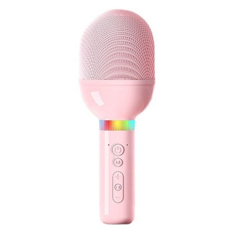 Mobil Bluetooth-mikrofon Trådløs lydmikrofon PINK