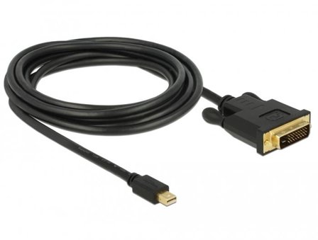 Delock videoadapterkabel - Mini DisplayPort til DVI-D - 3 m