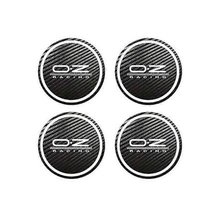 4 stk. for Oz Racing Octavia A5 Fabia Superb bilstyling Merke Logo Karbon Senterkopper Lettmetallfelg Nav Klistremerker Alle Størrelser|bil 