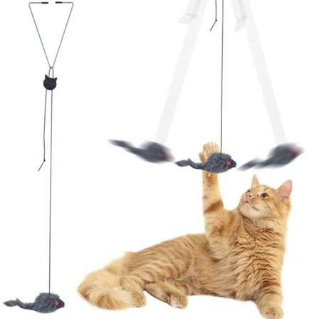 1st Cat Self-excited hängande dörr Infällbar Cat Scratch Rep