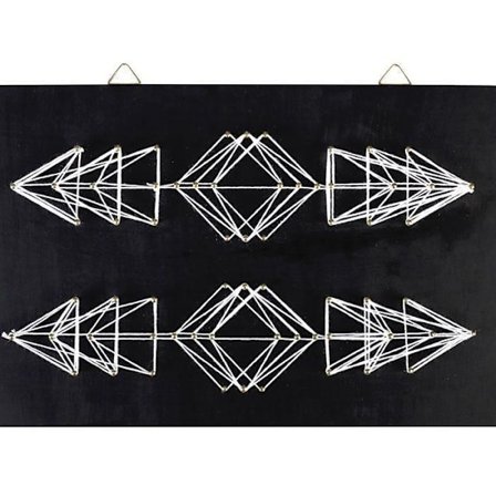 String Art box - Blackboard Arrows deco trådad konst 30 x 22 cm