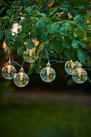 Jotex - CHANIA LICHTERKETTE MIT SOLARZELLEN Transparent - Kaufe Dekobeleuchtung bei Jotex
