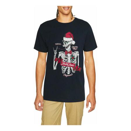 Jack & Jones, T-Shirts Blauw, Heren, Maat:L