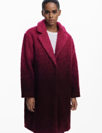 Desigual Coat Icecream - Pink - M