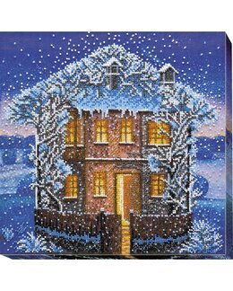 Perlebroderi Vinternatt - Abris Art