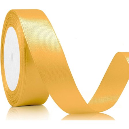 Satinbånd, rød, 22 m x 20 mm bredt, til bryllup, hobby, gaveindpakning, bryllupsdekoration