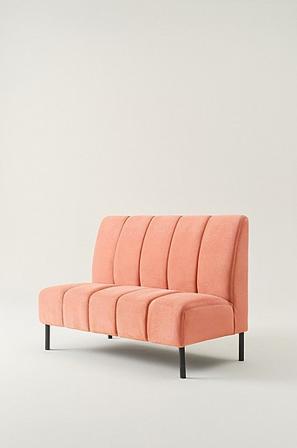 Jotex - Kökssoffa Modul 2-sits Polyester - Sammet - Stål Rosa SANTOS - Köp Modulsoffor hos Jotex