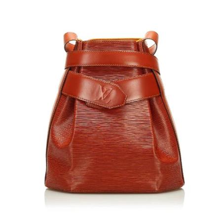 Louis Vuitton Vintage, Pre-owned Leather louis-vuitton-bags Bruin, Dames, Maat:ONE Size