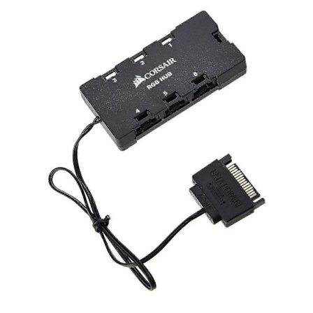 Corsair 6-Port RGB LED Fan Hub til Corsair Lightning Node Pro Commander Crystal