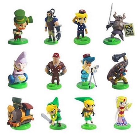 12kpl The Legend of Zelda -hahmolelukokoelma [HK]