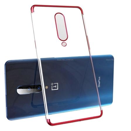 OnePlus 7 Pro - Stilfuldt Floveme beskyttelsescover Röd